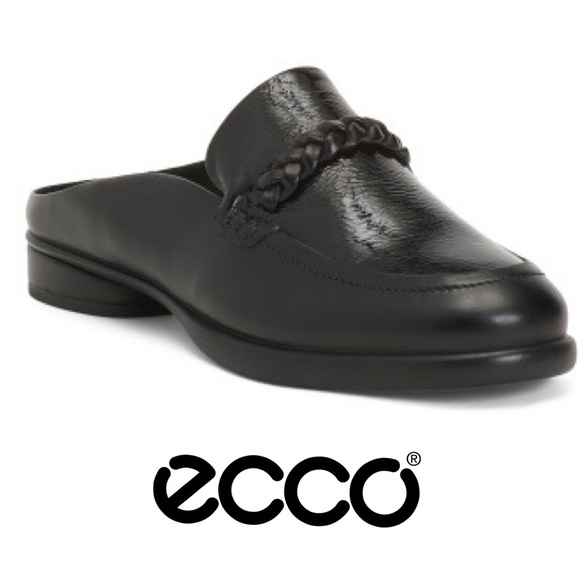 Ecco Shoes - NWOB $175 ECCO Black Leather Mule